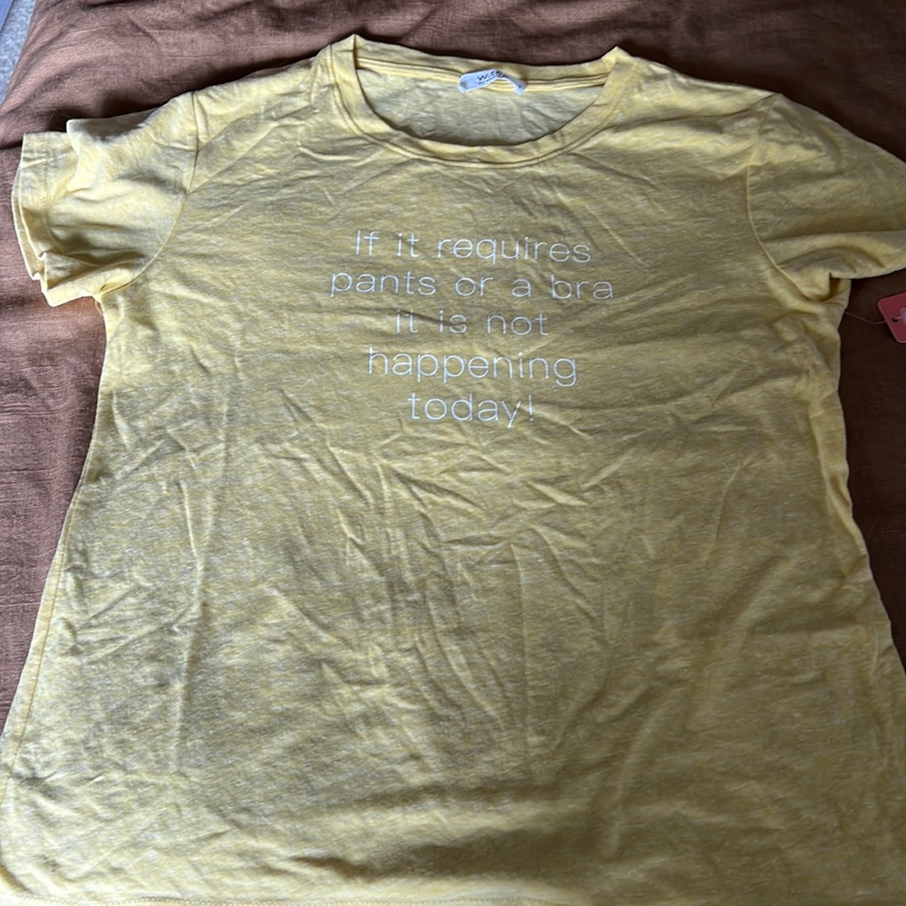 Yellow t-shirt